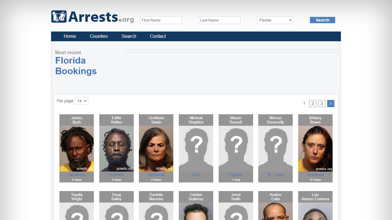 Florida Arrests and Inmate Search